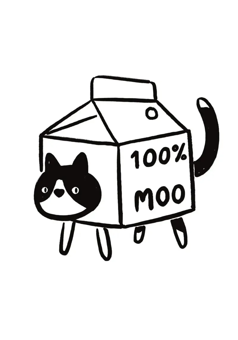 100% MOO canvas met Baklijst van Janice Jong
