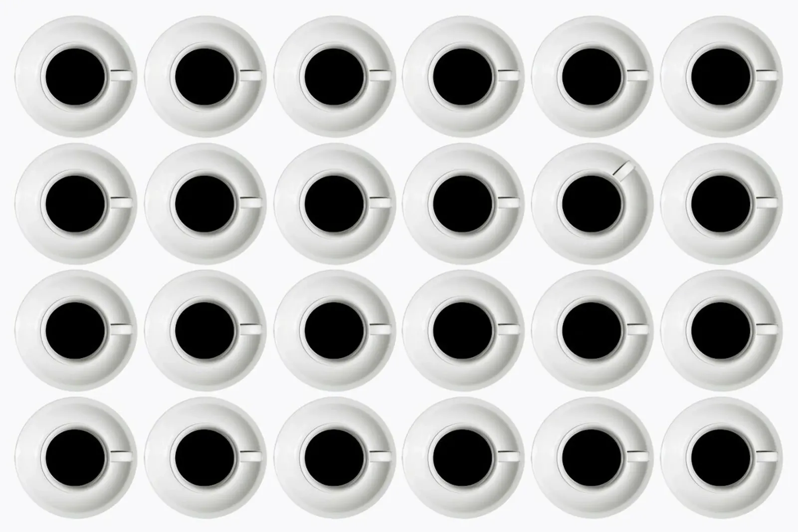Cups - Stefan Eisele poster con telaio in alluminio da Pictufy