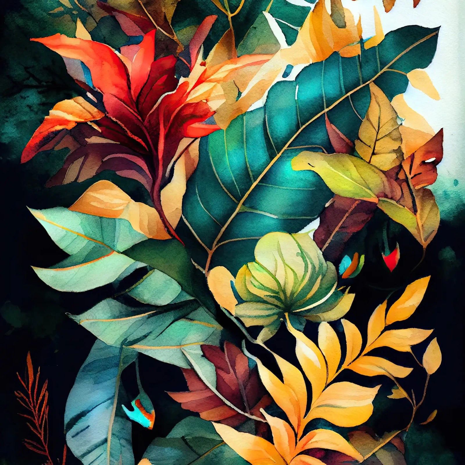 Colors of nature art forex plate by Justyna Jaszke JBJart