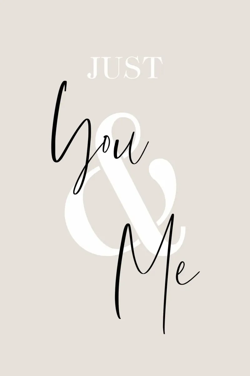Just You & Me pellicola backlit da Melanie Viola