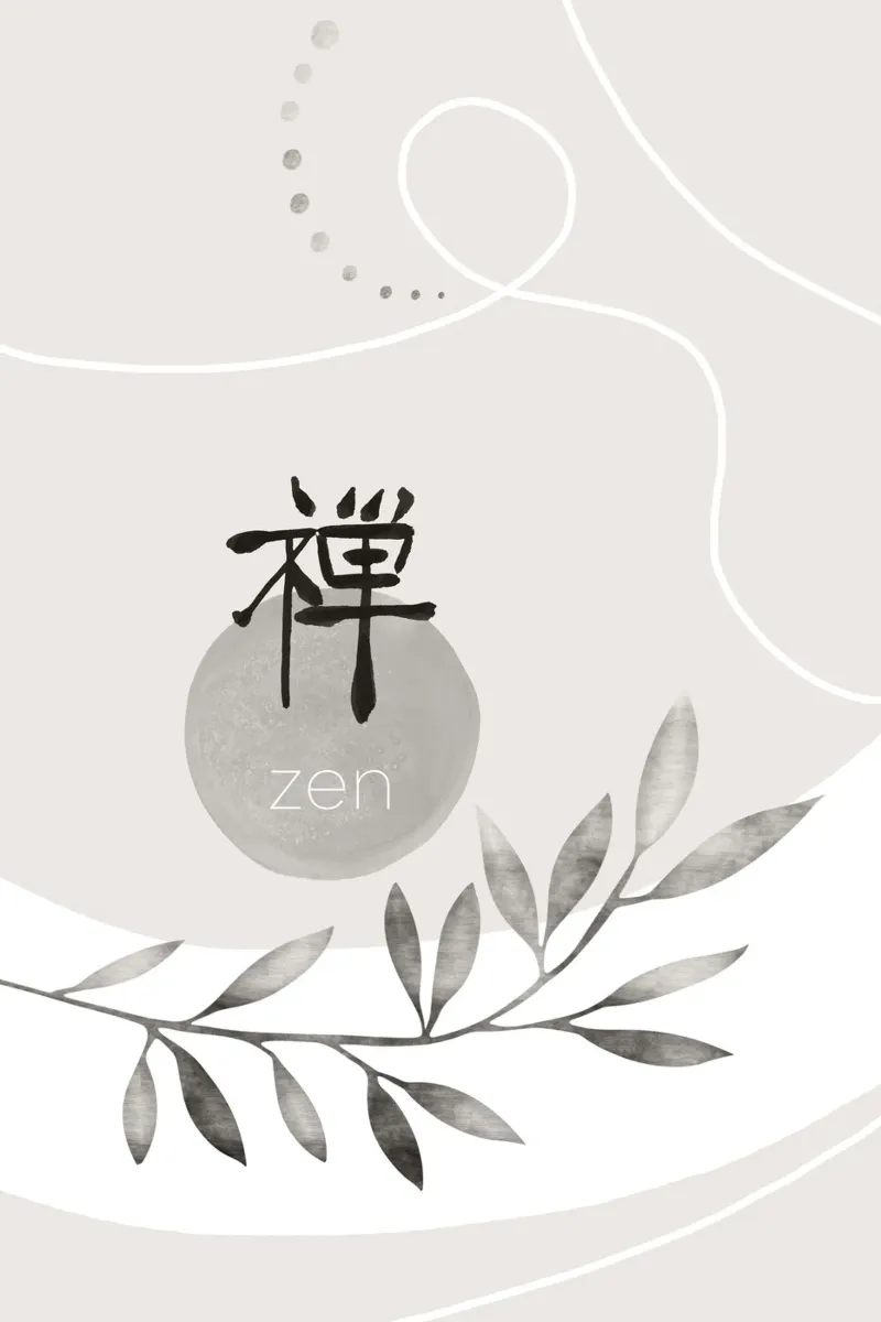 Stile Zen - Giapponese pellicola backlit da Melanie Viola