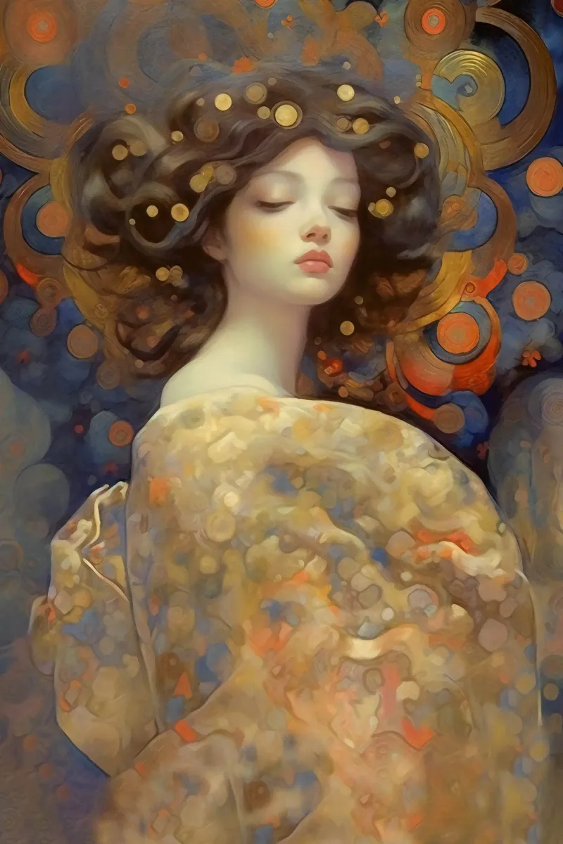 Emel Tunaboylu - Bella dea poster con telaio in alluminio da The Artcircle