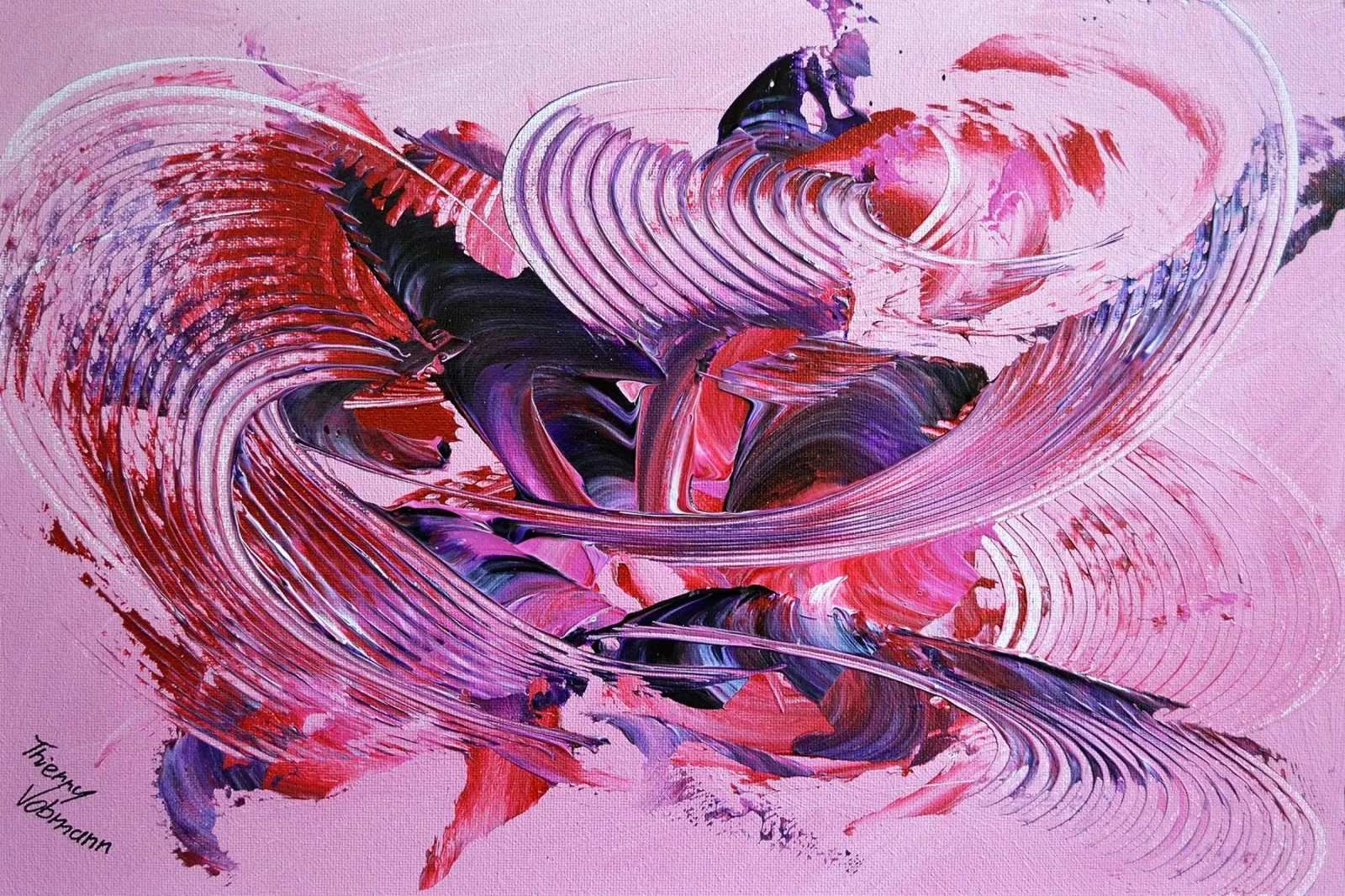 IDEAL GIFT 39 carta hahnemühle da Thierry Vobmann Abstract painting