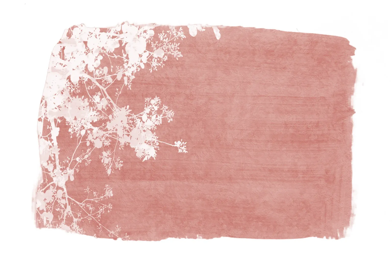 Colpo di vernice rossa sul fogliame carta hahnemühle da amini54