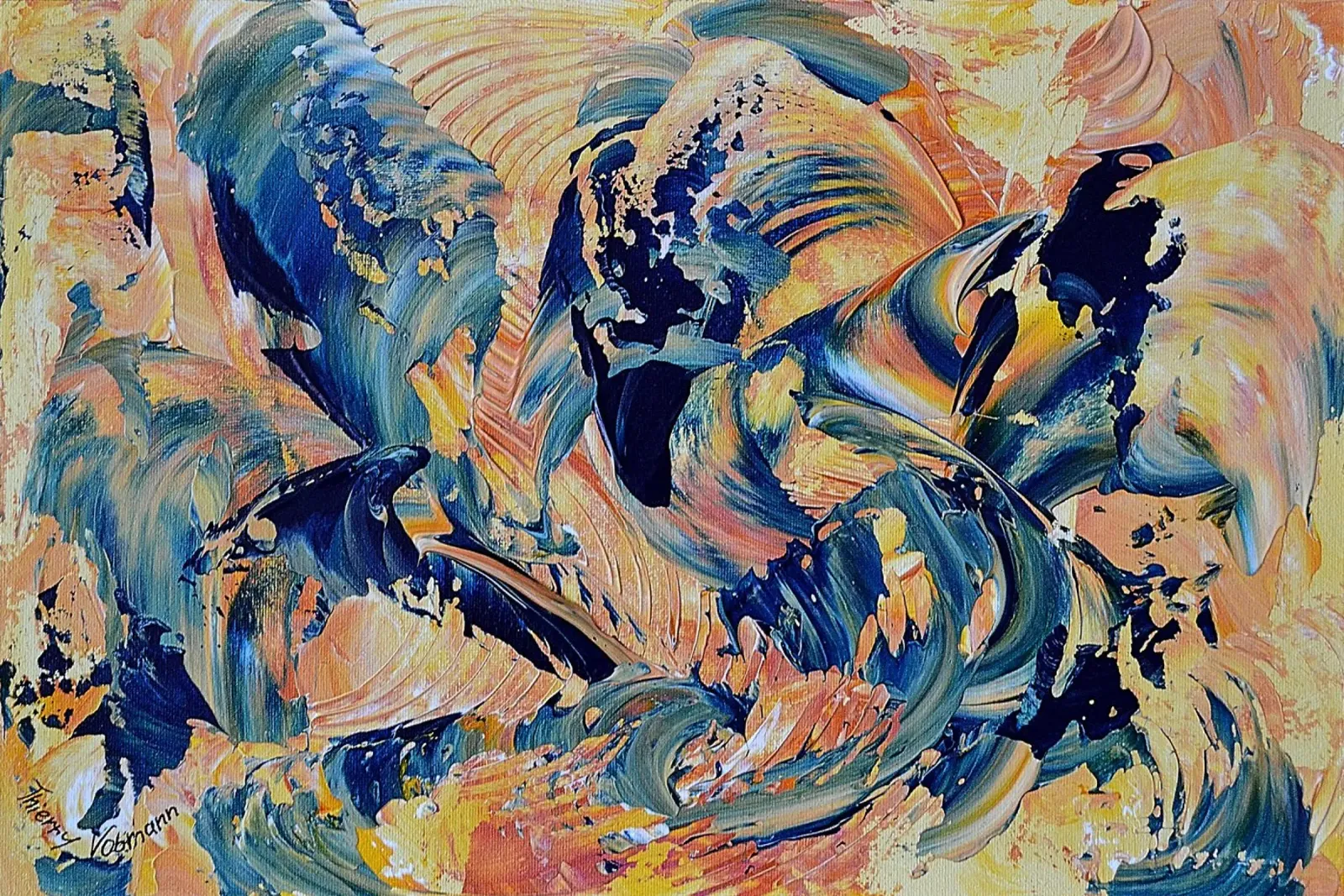 IDEAL GIFT 40 poster da Thierry Vobmann Abstract painting