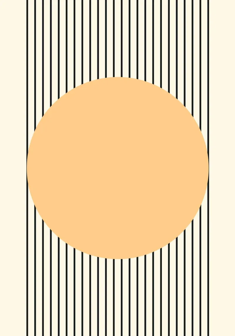 Abstracto Boho mediados de siglo Patrón 08 poster de Paigaam Studio