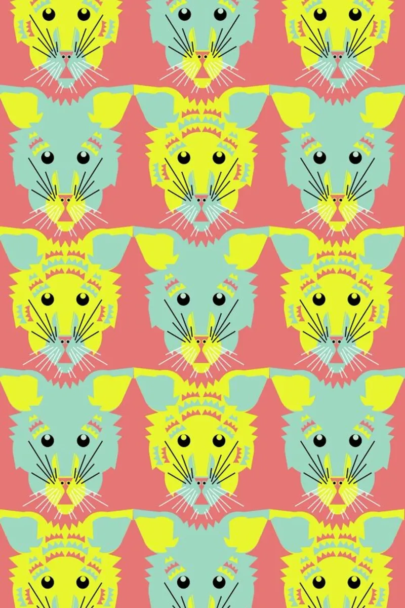 Litters of Kitten aluminio dibond de Gareth Pollock Design