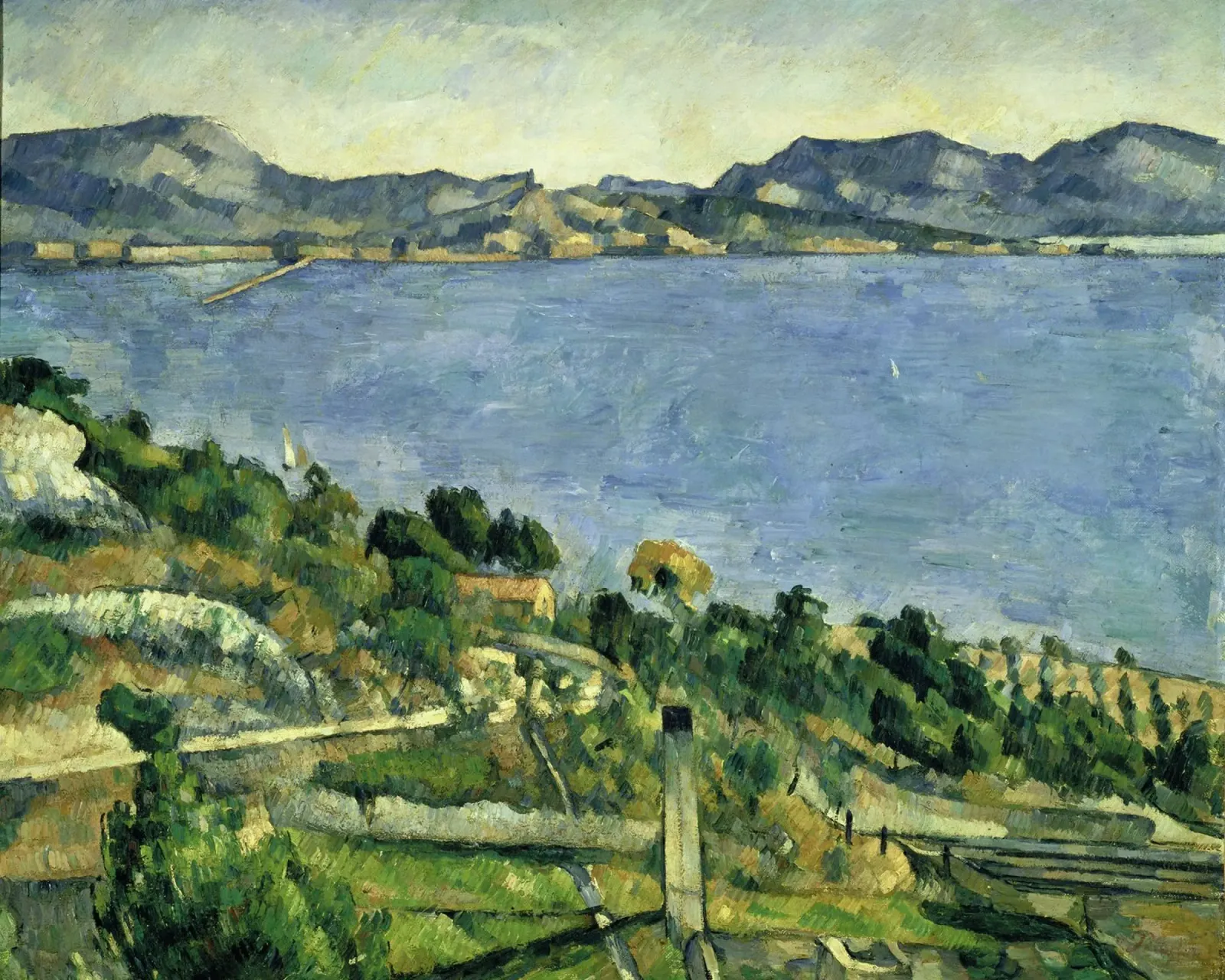 Cézanne - L'Estaque pellicola backlit da ARTOTHEK