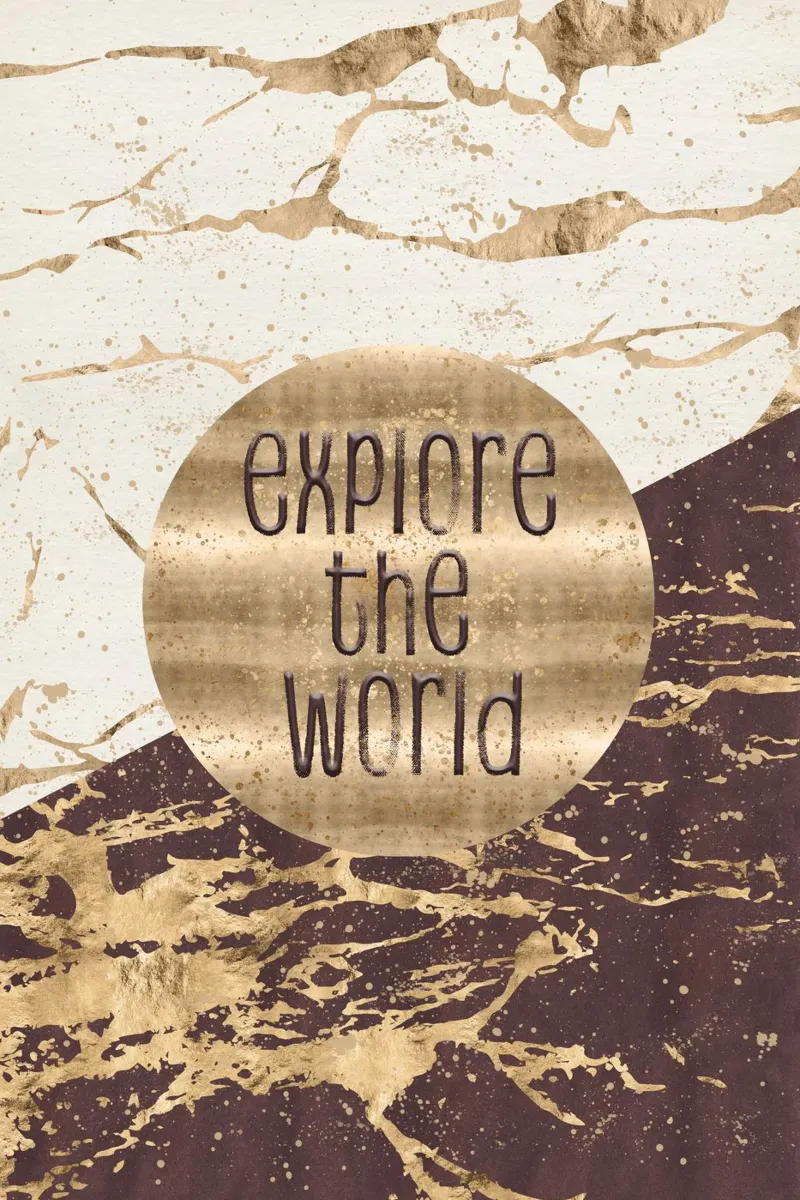 GRAPHIC ART Explore the world pellicola backlit da Melanie Viola