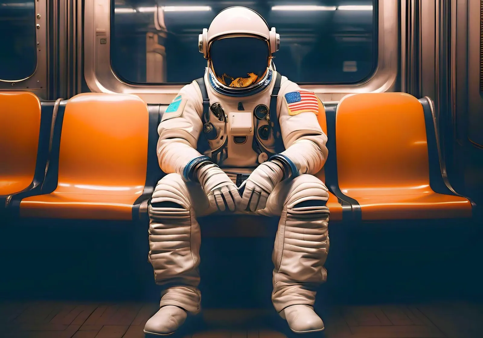 Cosmic Traveller hahnemühle by ICONICA Art Studio
