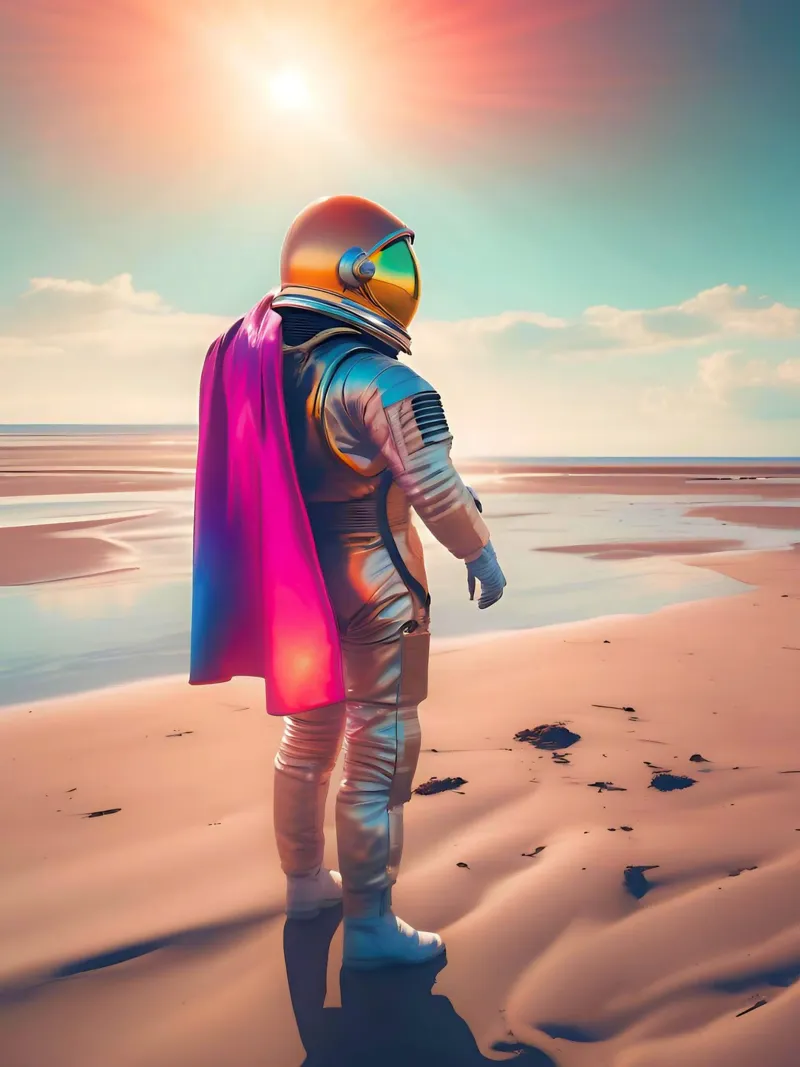 Einsamkeit des Kosmos Hahnemühle von ICONICA Art Studio