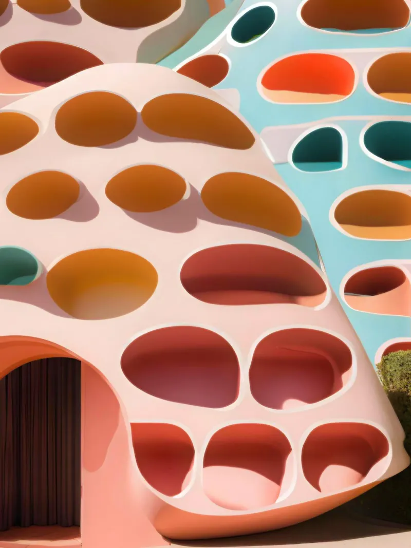 Architectural palette canvas by ICONICA Art Studio
