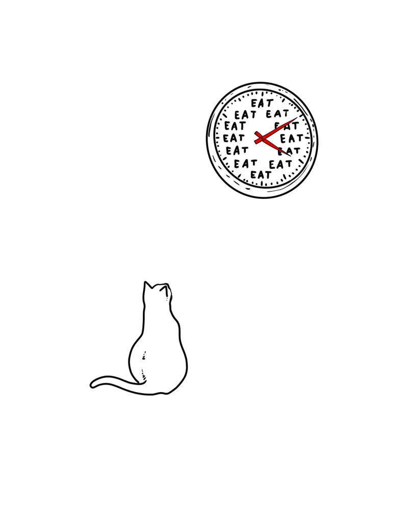 Meal Time: A Cat's Routine pellicola backlit da edsonramosart