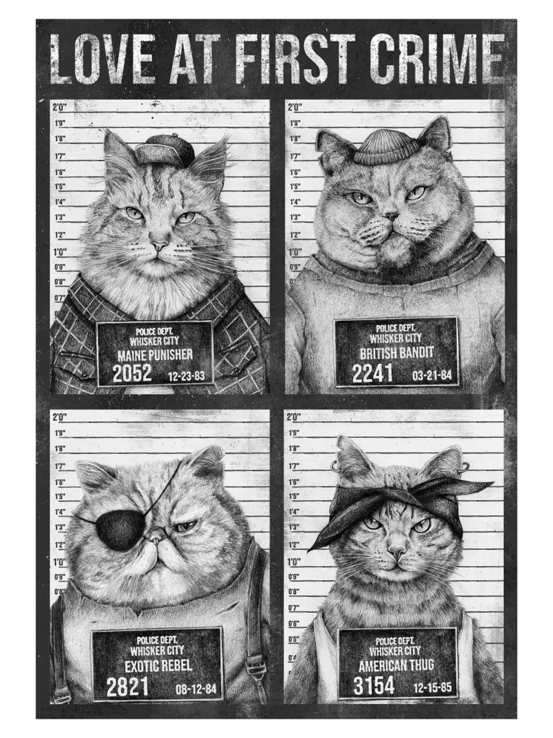 Love at first crime! poster da mikekoubou