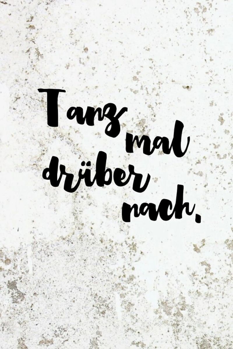 Tanz mal drüber nach Poster von KRUTH DESIGN