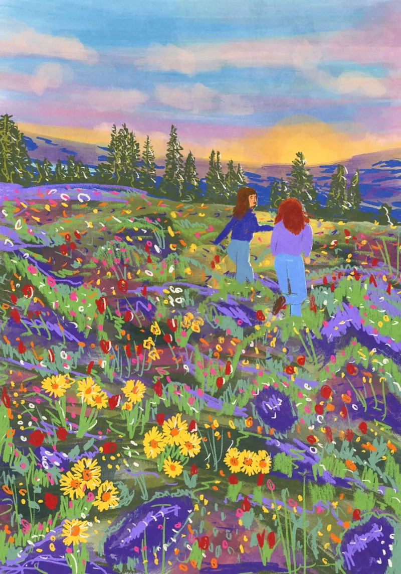 Vieni, ti faccio vedere una cosa! plexiglass da Illustration Raissa Oltmanns