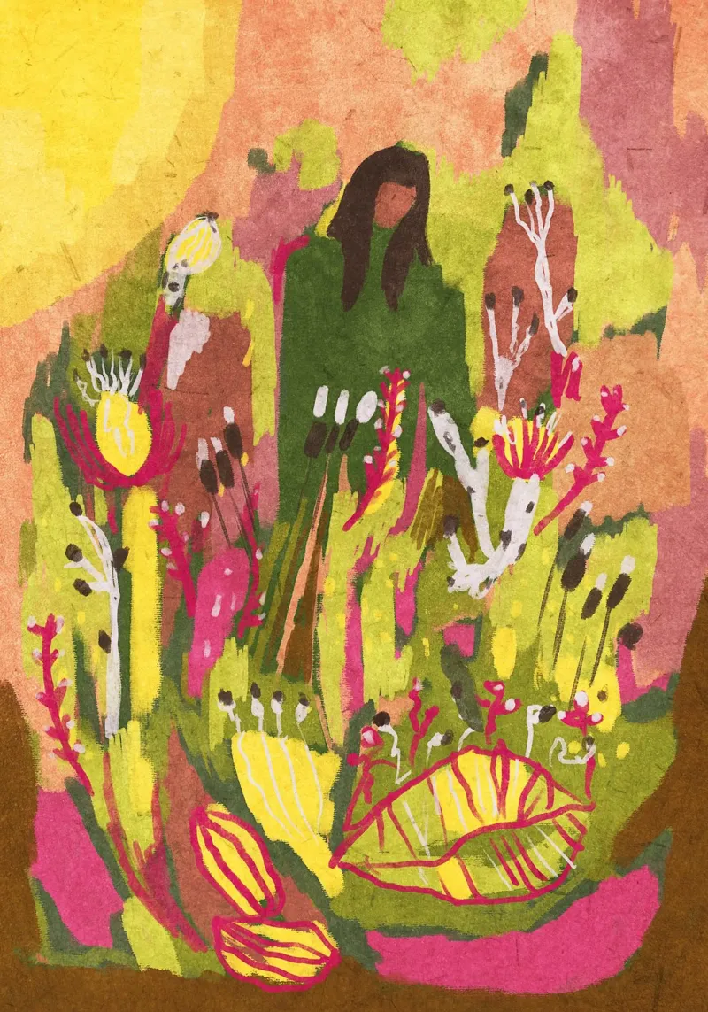 My Inner Garden pellicola backlit da Illustration Raissa Oltmanns