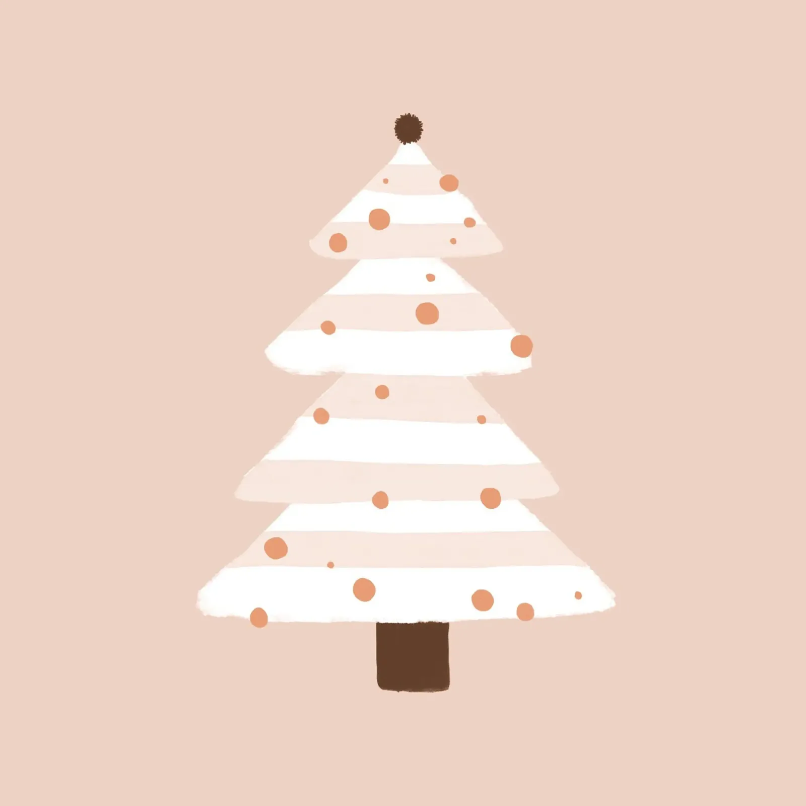 Albero di Natale Blush pellicola backlit da Orara Studio