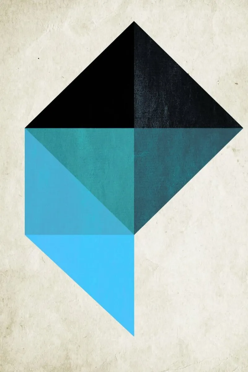 Trapez No.5 poster da Kubistika
