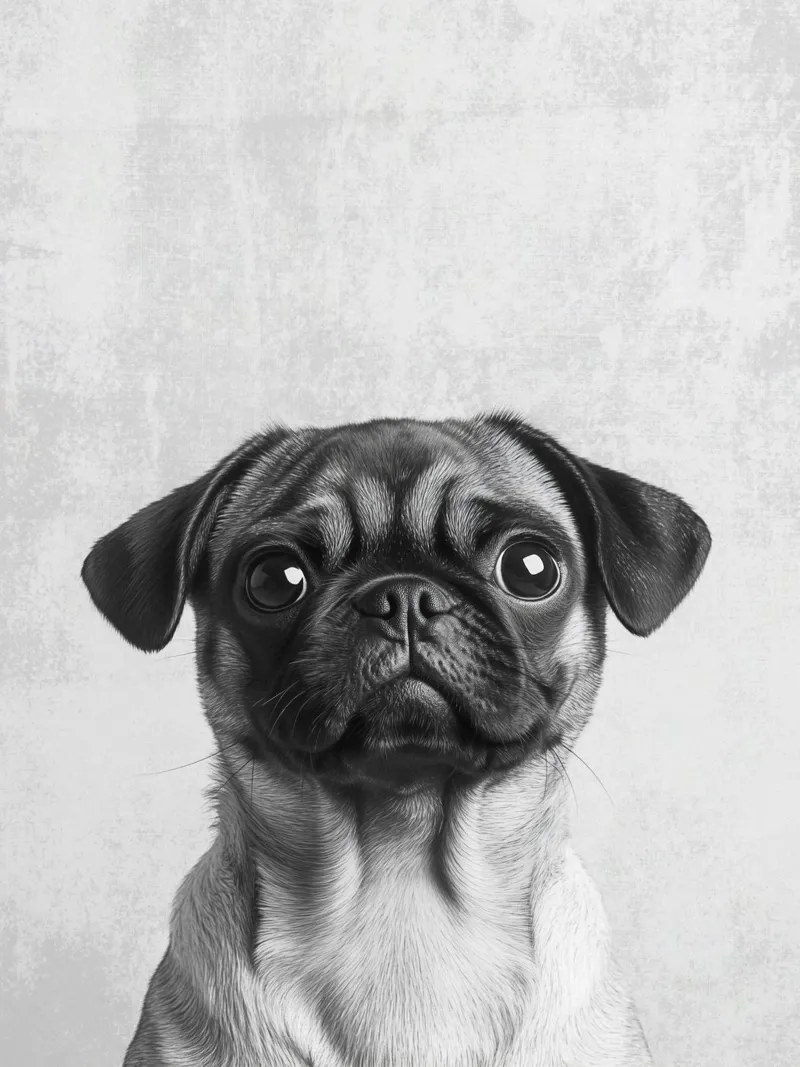 Milo der Mops poster da Carinaprint