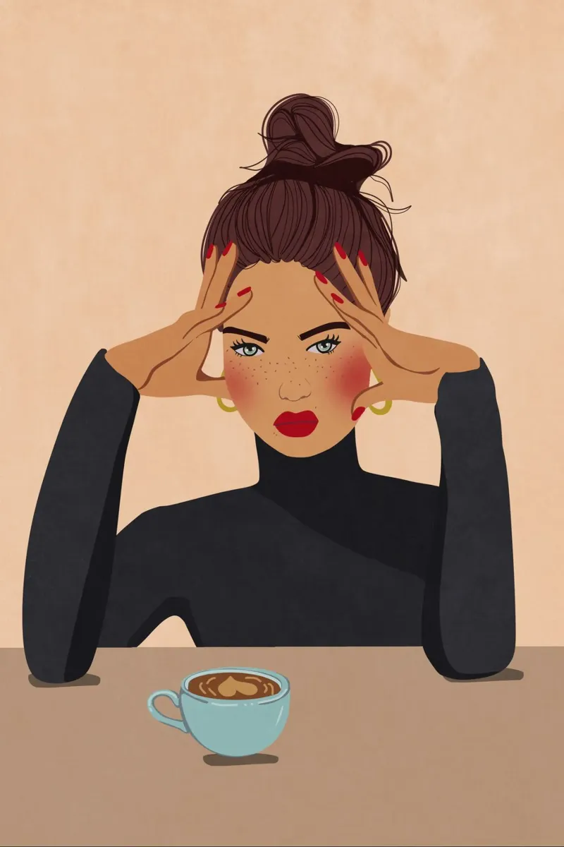 But first Coffee pellicola backlit da Illustration Raissa Oltmanns