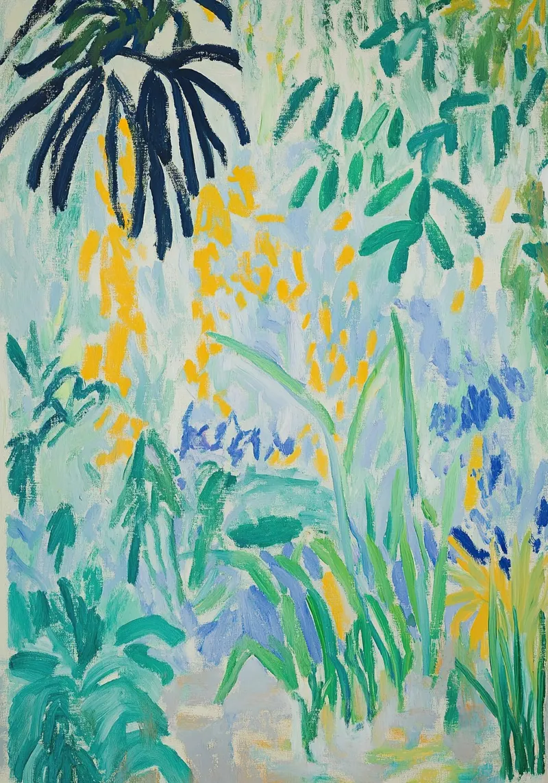Matisse ispira il fauvismo Fiori di giardino I pellicola backlit da Euphoria Theresa