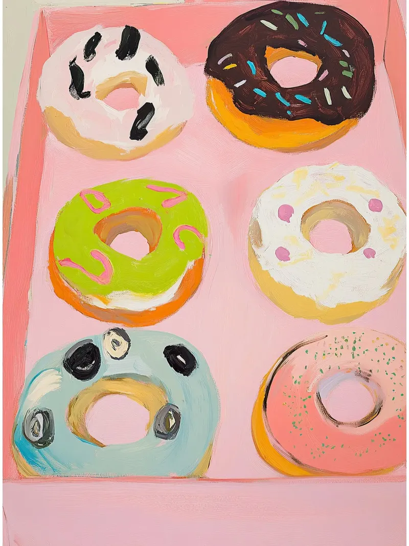 Donuts I Hahnemühle von Euphoria Theresa