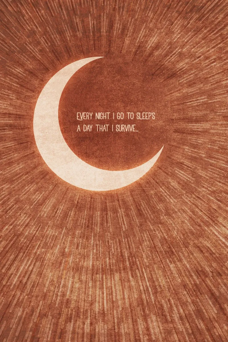 Emel Tunaboylu - Tipografia La Lune alluminio dibond da The Artcircle