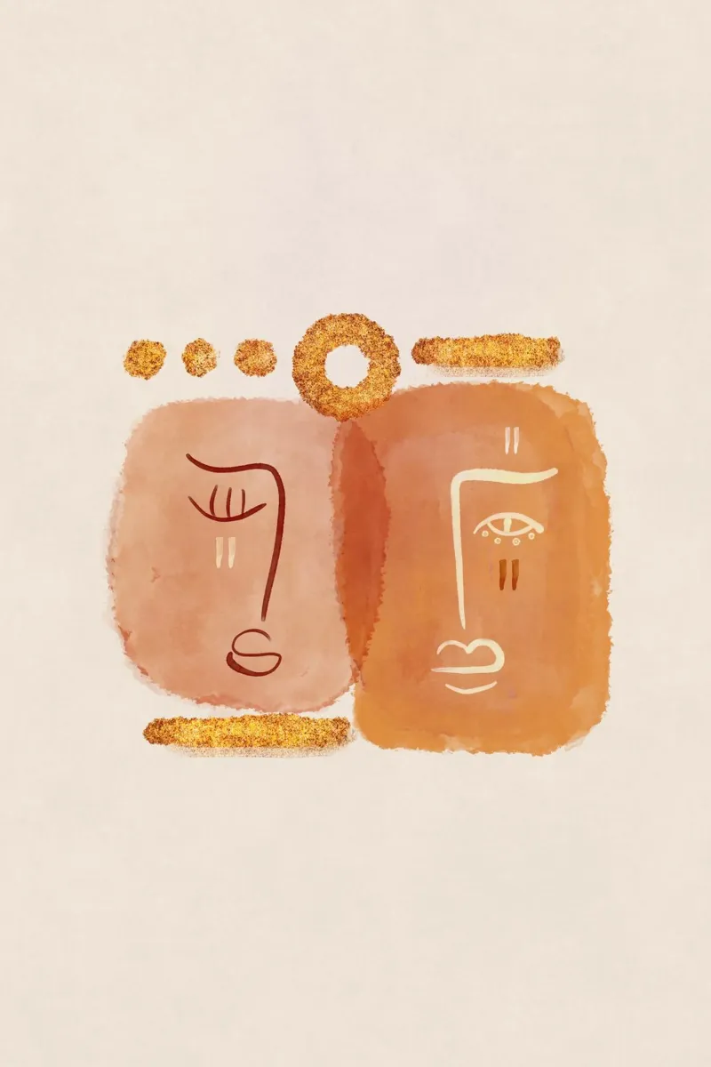 Emel Tunaboylu - Peaceful Completition poster with aluminum frame by The Artcircle
