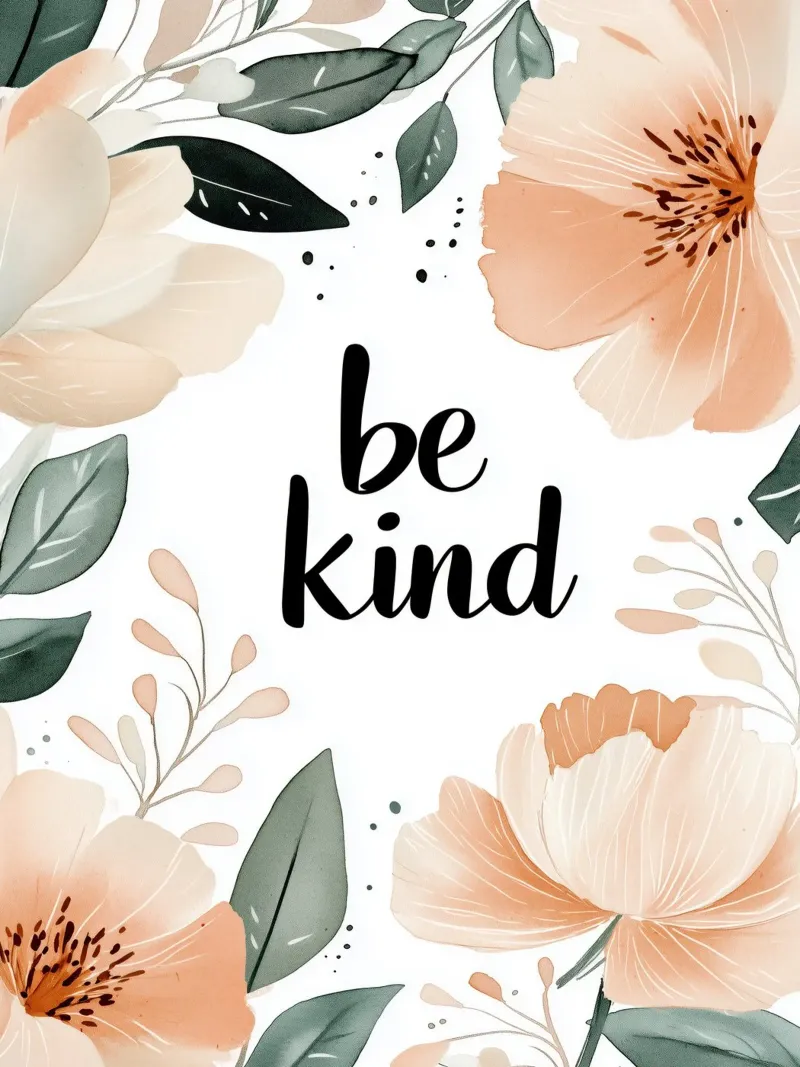 Be Kind (Version 1) pellicola backlit da treechild