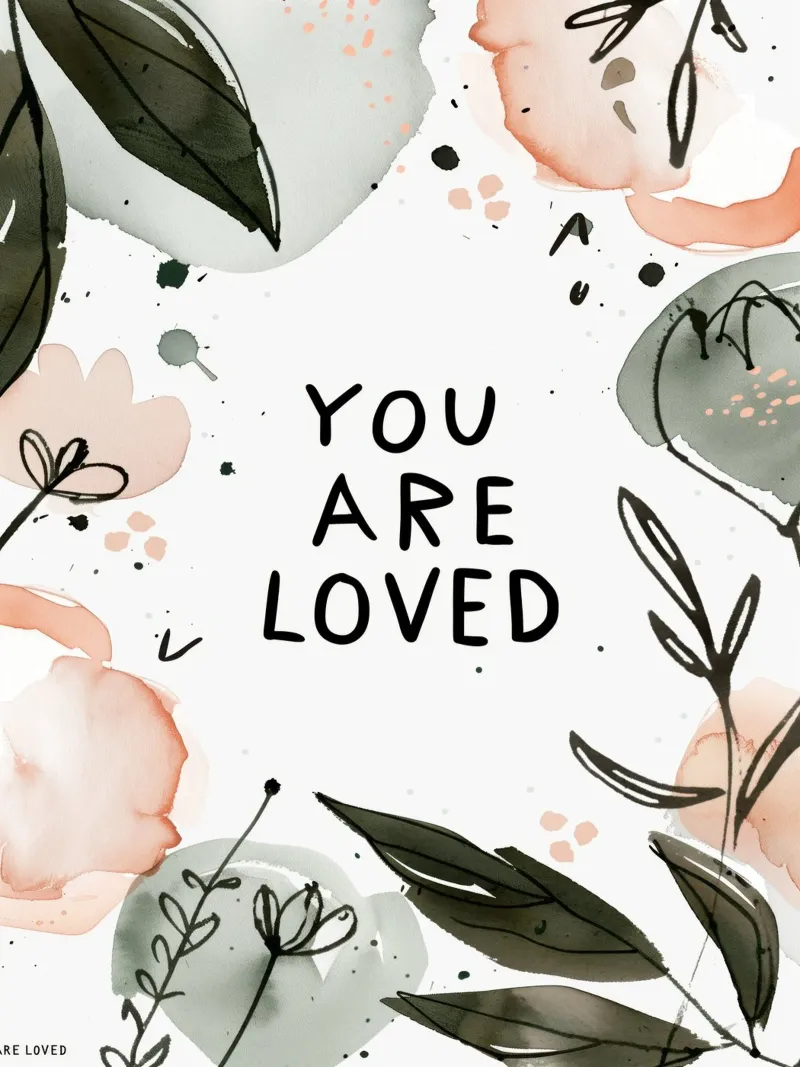 You Are Loved pellicola backlit da treechild