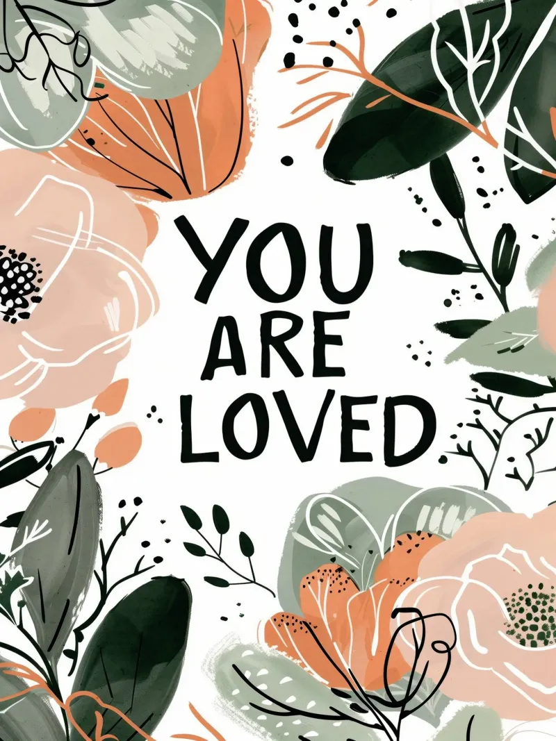 You Are Loved No 2 pellicola backlit da treechild