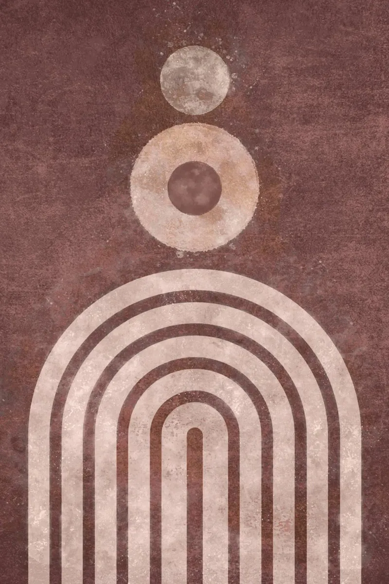 Emel Tunaboylu - Porta dell'arcobaleno Visne poster con telaio in plastica da The Artcircle