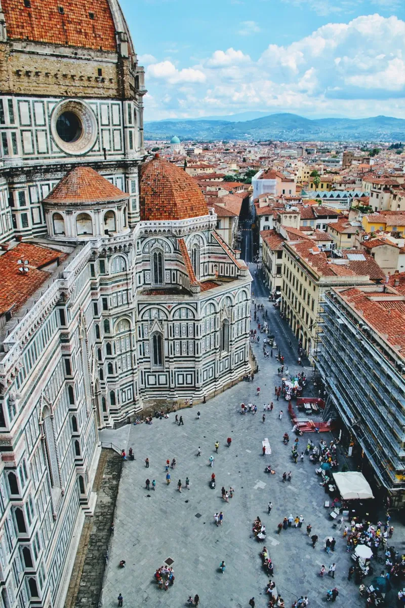 Italy #02: Duomo de Firenze. Italian Life. poster with wooden frame by zenitt