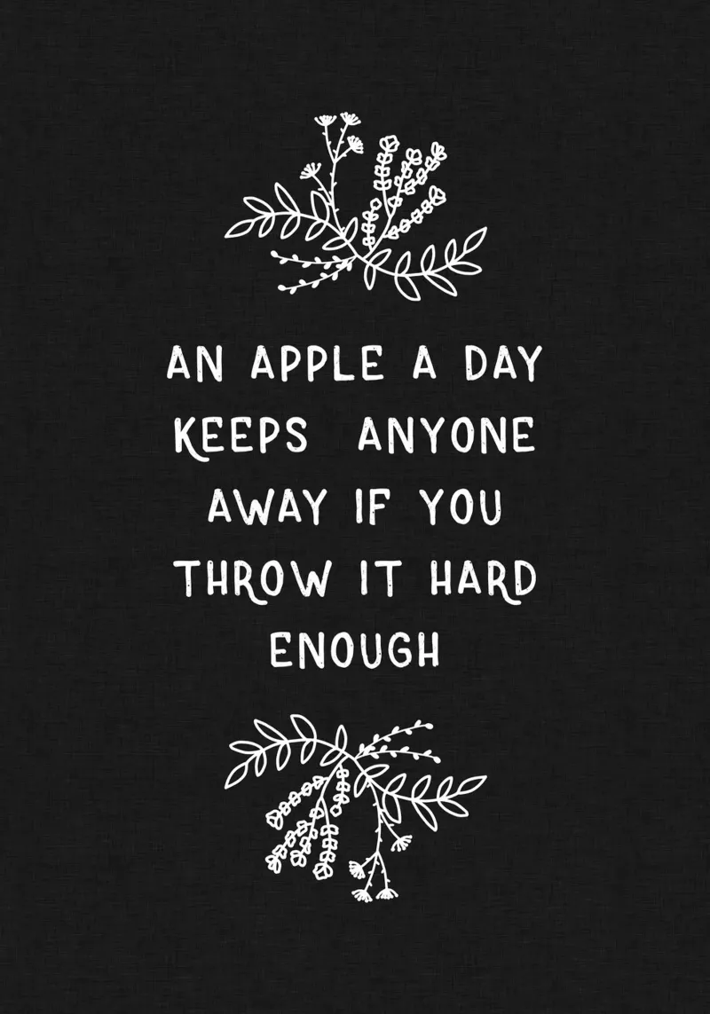 An Apple A Day canvas with Floater frame by Orara Studio