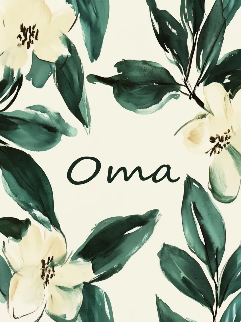 Oma acrylic glass by treechild
