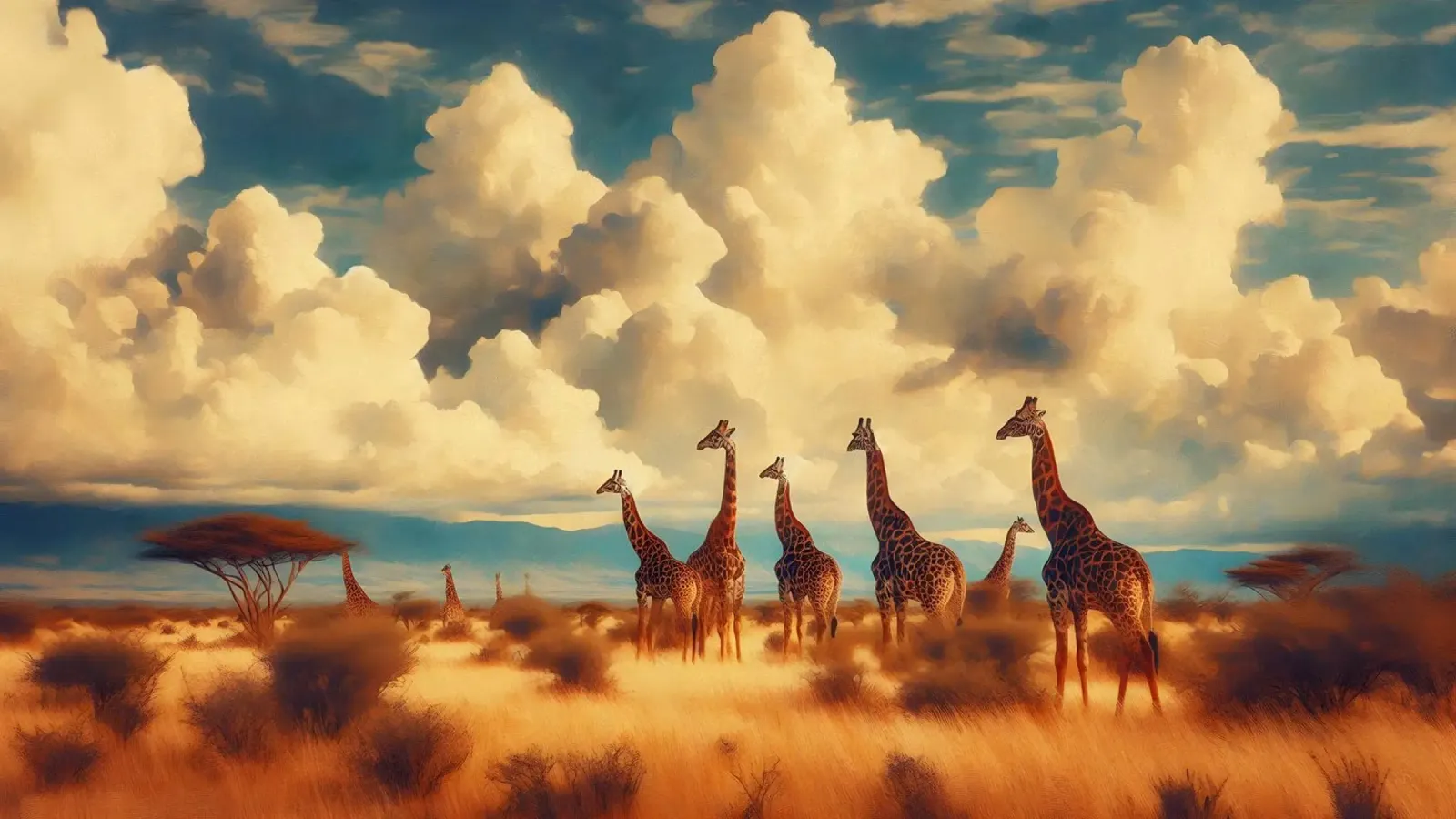GIRAFE pellicola backlit da RUBIANT ART