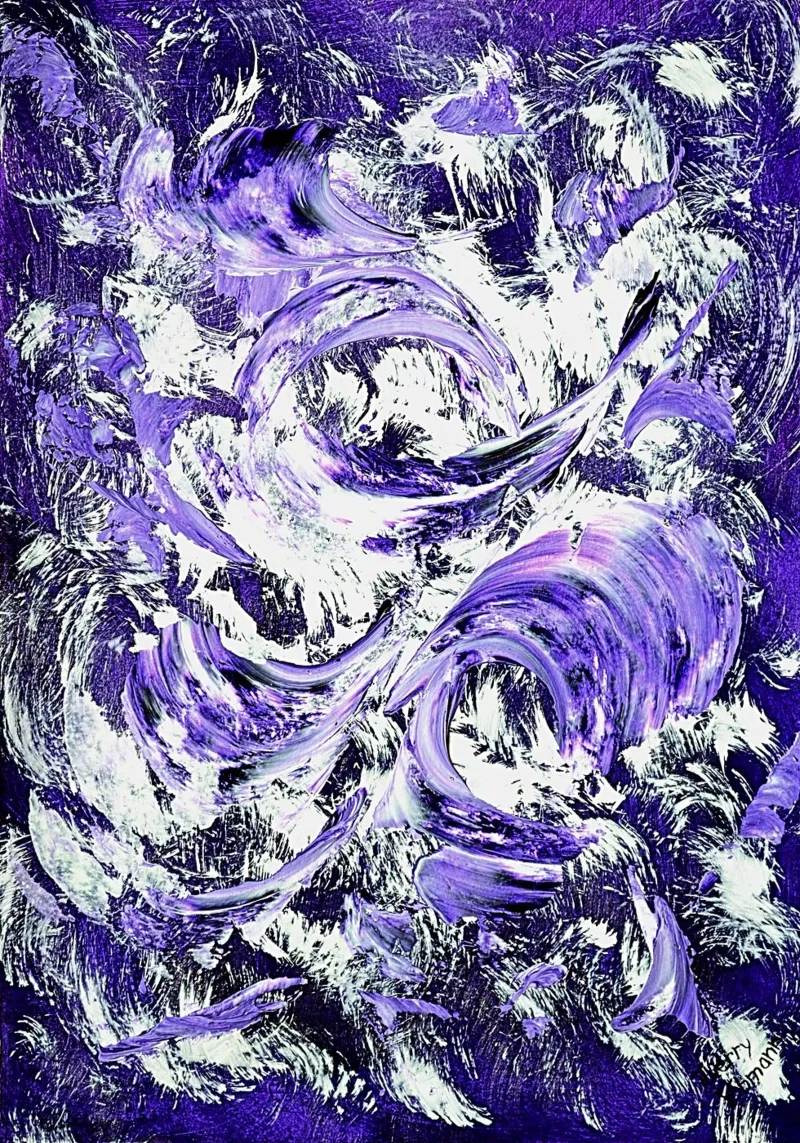 IDEAL GIFT 50 pellicola backlit da Thierry Vobmann Abstract painting