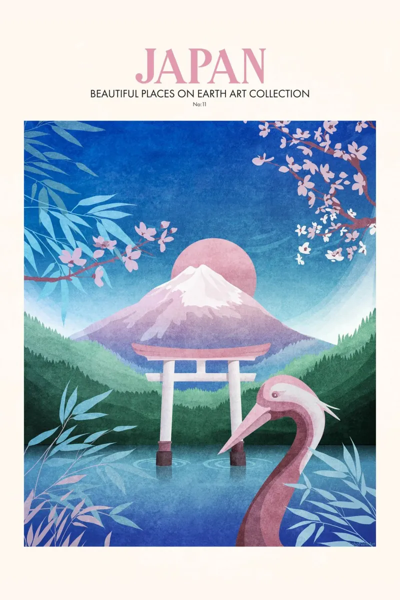 Emel Tunaboylu - Viaggio in Giappone poster da The Artcircle