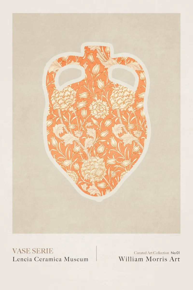 Emel Tunaboylu - William Morris - Vaso greco 01 poster da The Artcircle