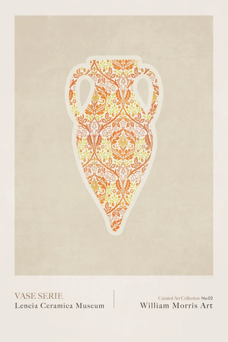 Emel Tunaboylu - William Morris - Vaso greco 02 poster da The Artcircle