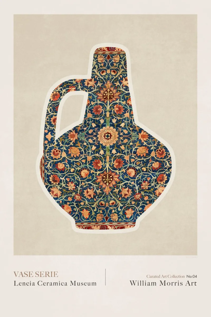 Emel Tunaboylu - William Morris - Vaso greco 04 poster da The Artcircle