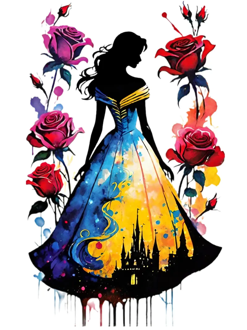 La Belle Rose hahnemühle by Eni Brandon