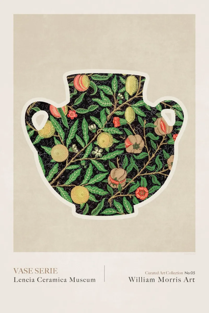 Emel Tunaboylu - William Morris - Vaso greco 05 poster da The Artcircle