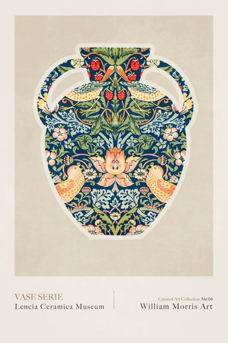 Emel Tunaboylu - William Morris - Vaso greco 06 poster da The Artcircle