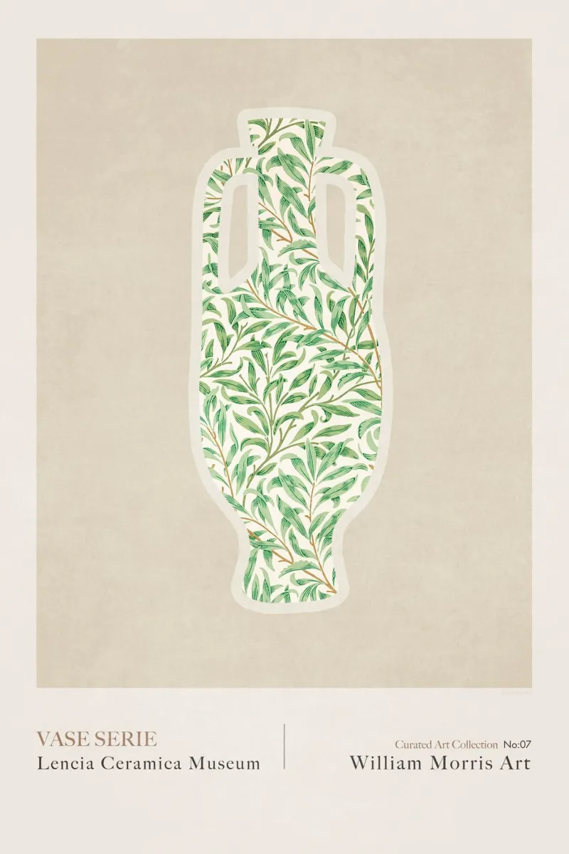 Emel Tunaboylu - William Morris - Vaso greco 07 poster da The Artcircle