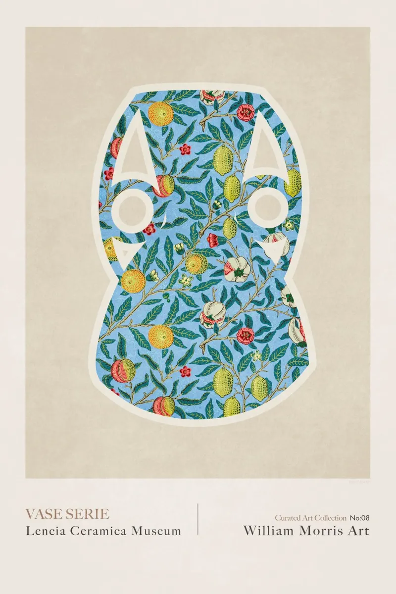 Emel Tunaboylu - William Morris - Vaso greco 08 poster da The Artcircle