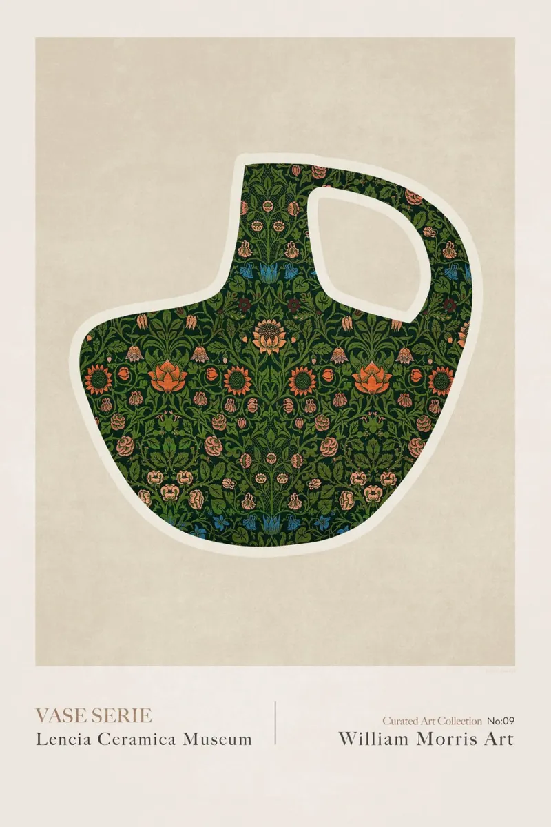 Emel Tunaboylu - William Morris - Vaso greco 09 poster da The Artcircle