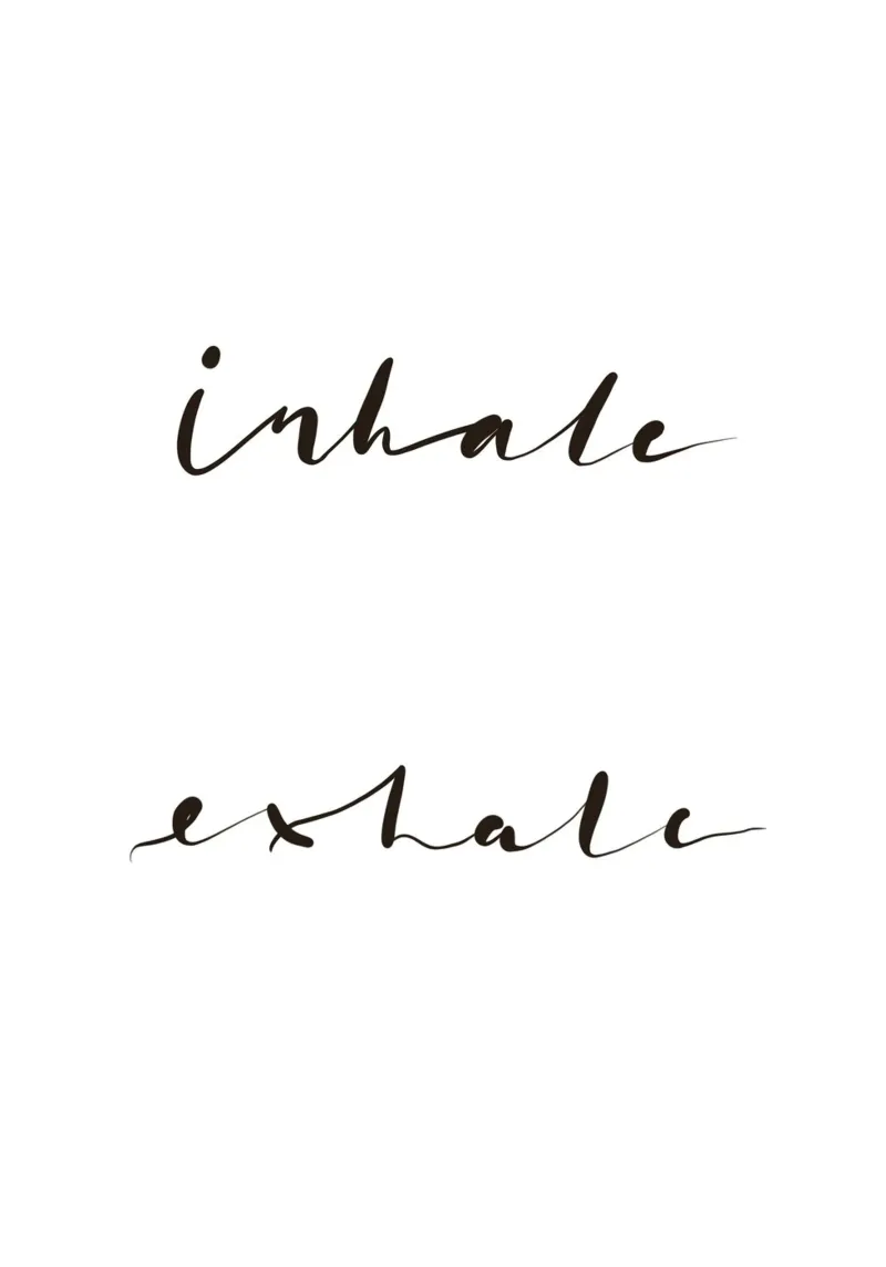 inhale – exhale carta hahnemühle da julianas.letterei