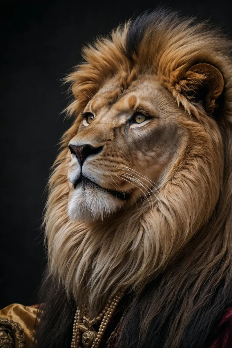 Prinzessin Leonore: Die königliche Majestät Leinwand mit Schattenfugenrahmen von Beasts of Nobility